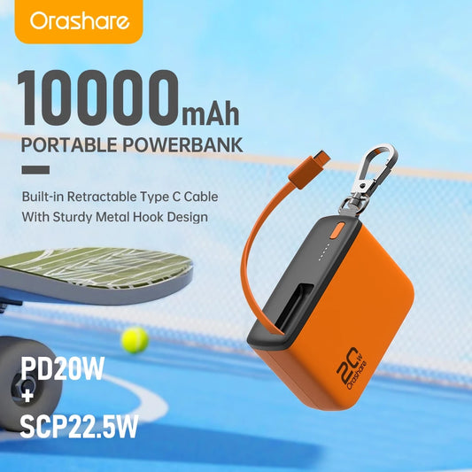 Orashare PR10 PD20W Portable 10000mAh Powerbank
